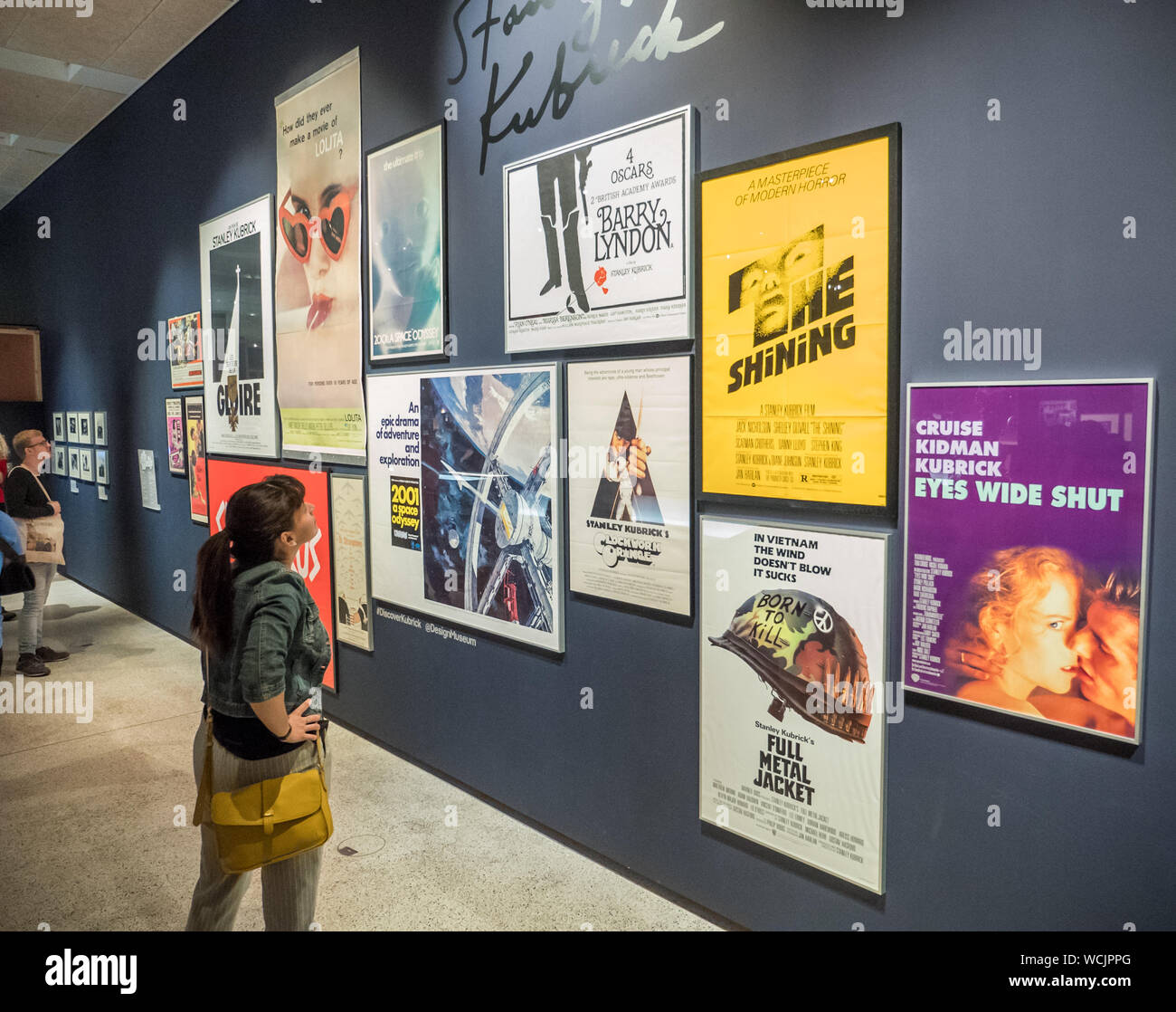 Affiches originales de films, Stanley Kubrick, l'exposition, Design Museum, Londres UK Banque D'Images