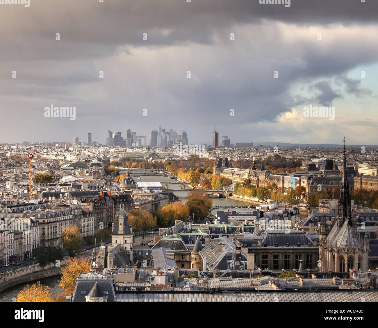 Cityscape Against Sky Banque D'Images