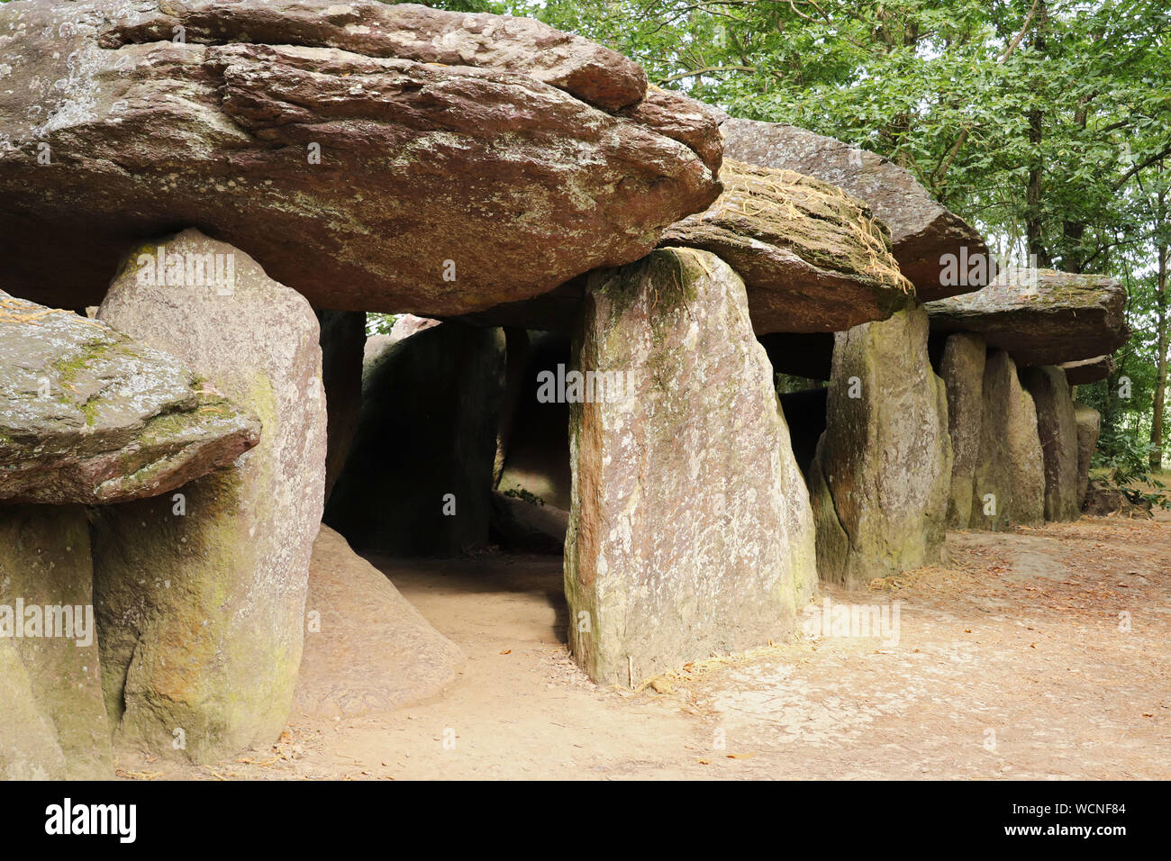 La Roche-aux-Fées, Bretagne, France Banque D'Images