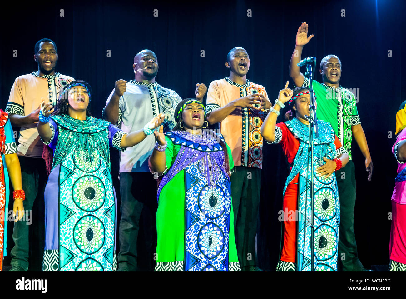 Soweto Gospel Choir à Adelaide Fringe saison, Adélaïde, Australie Banque D'Images