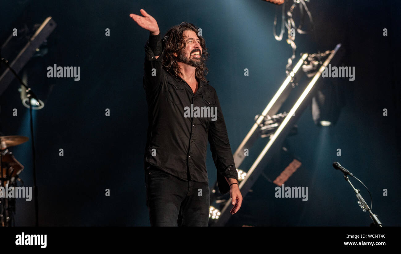 Les Foo Fighters à RDS Arena, Dublin 21 Août 2019 Banque D'Images