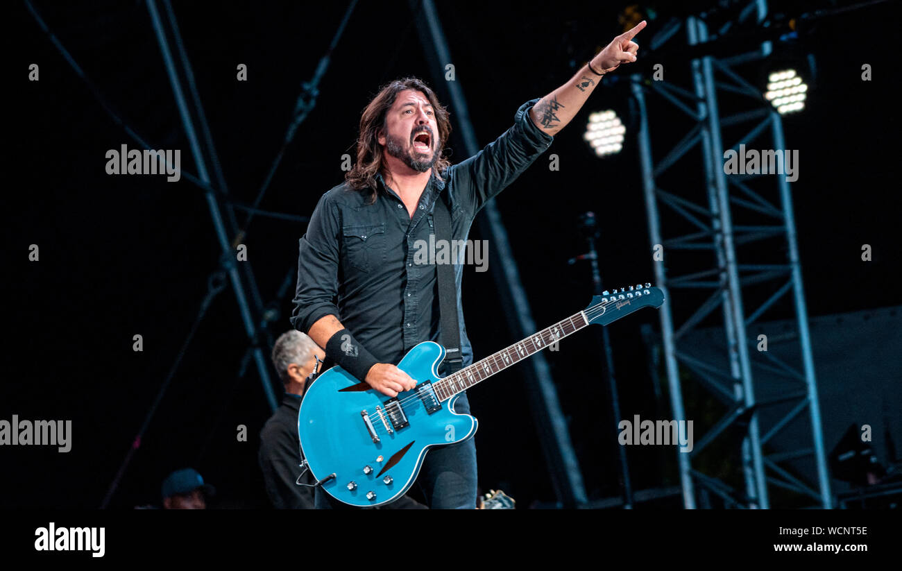 Les Foo Fighters à RDS Arena, Dublin 21 Août 2019 Banque D'Images