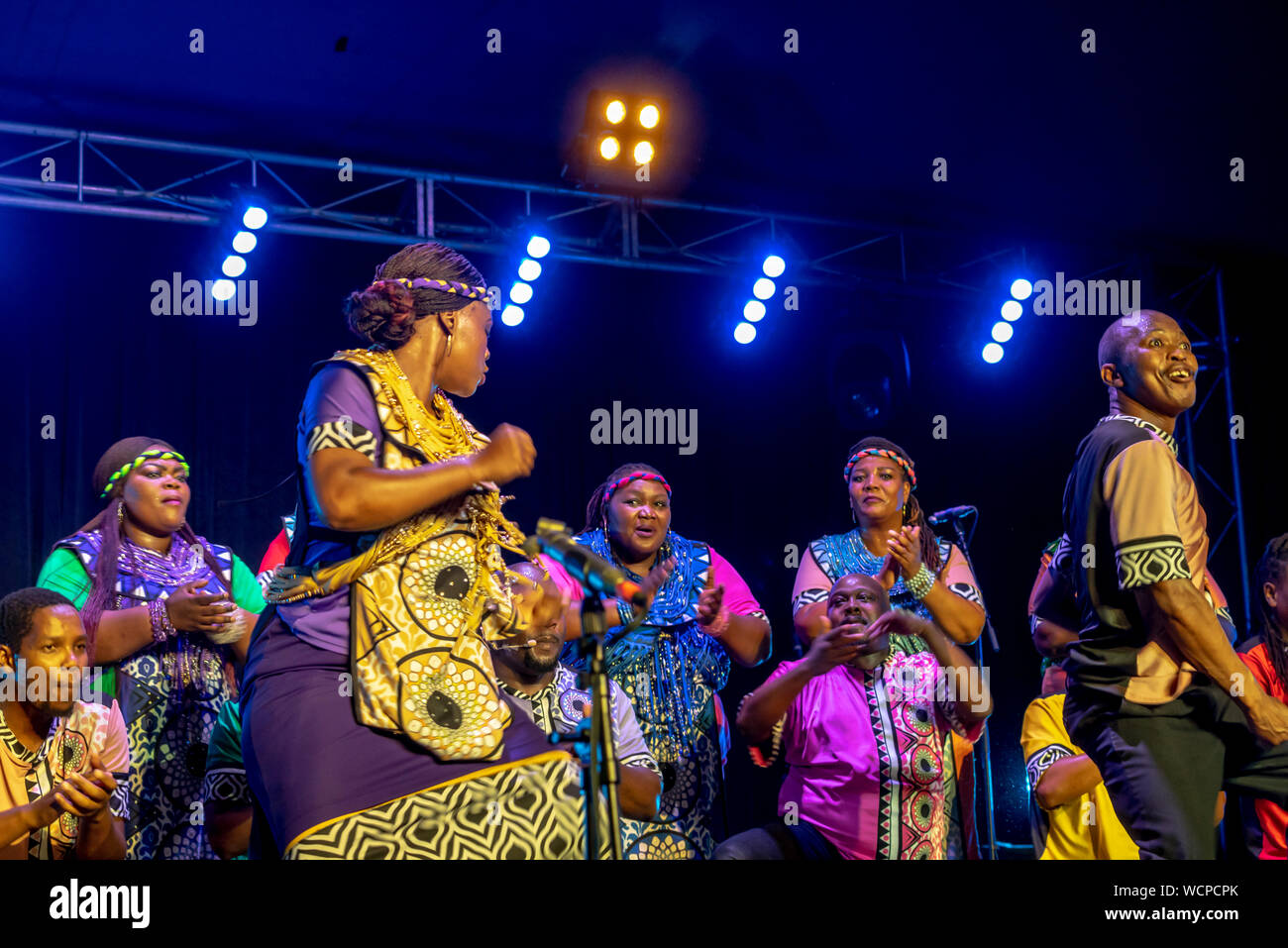 Soweto Gospel Choir à Adelaide Fringe saison, Adélaïde, Australie Banque D'Images