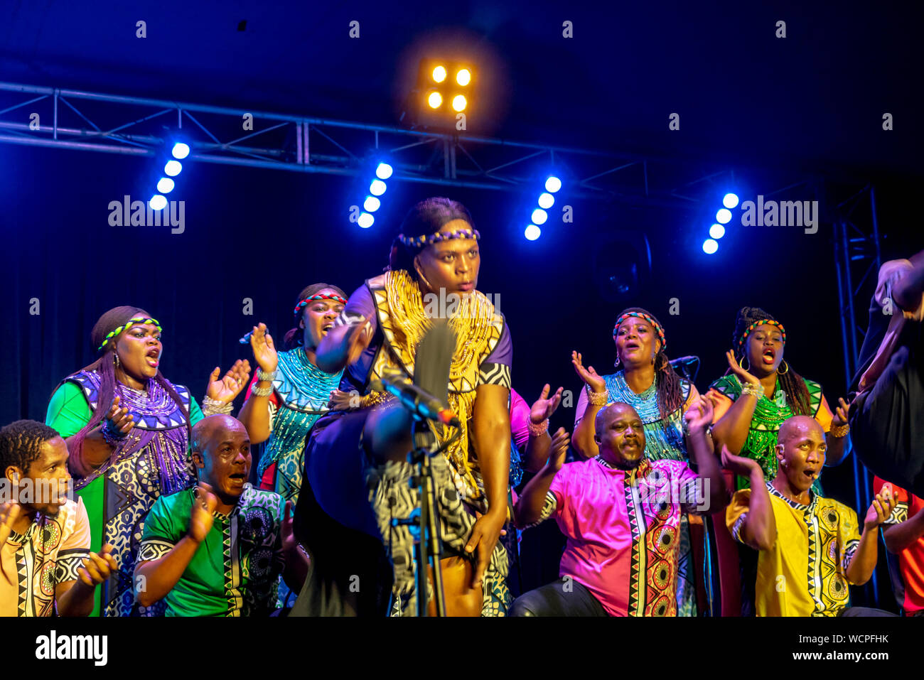 Soweto Gospel Choir à Adelaide Fringe saison, Adélaïde, Australie Banque D'Images