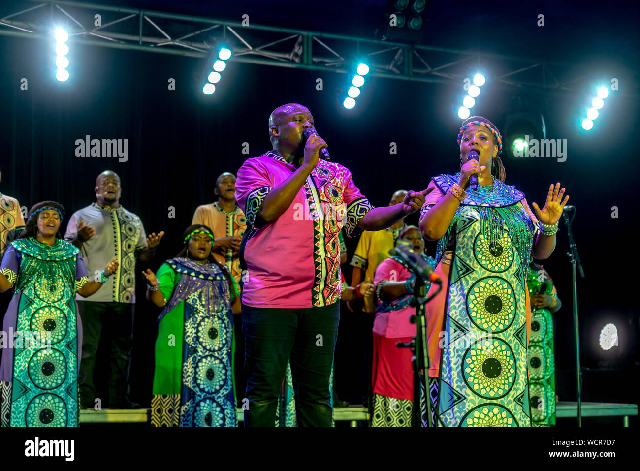 Soweto Gospel Choir à Adelaide Fringe saison, Adélaïde, Australie Banque D'Images