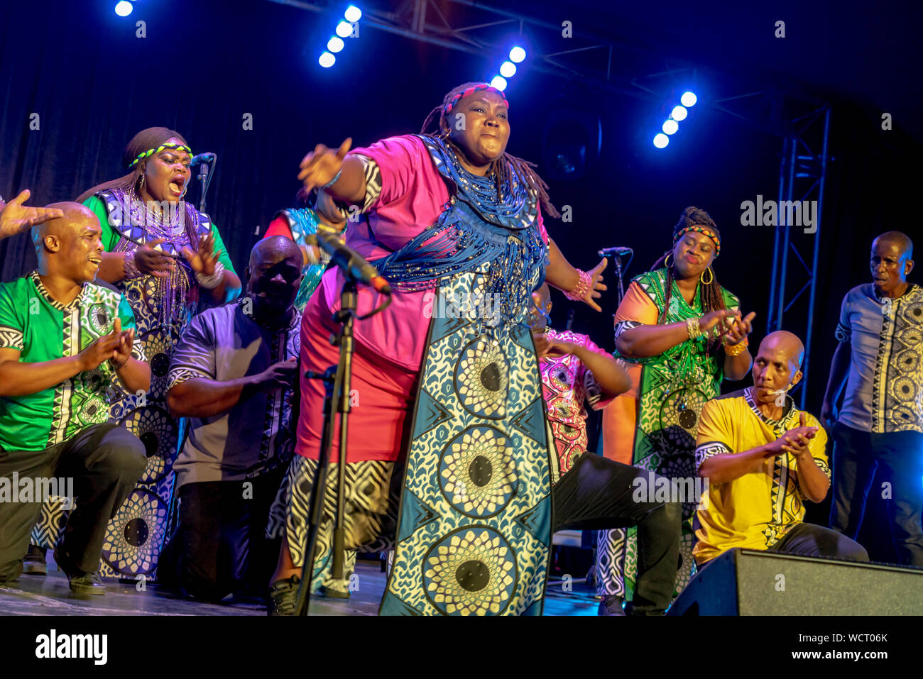 Soweto Gospel Choir à Adelaide Fringe saison, Adélaïde, Australie Banque D'Images