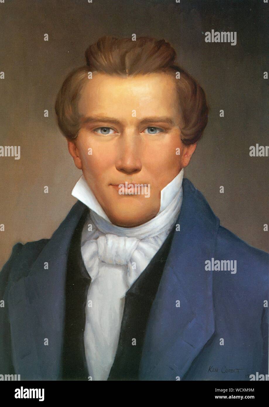 Latter-day prophète du rétablissement Banque D'Images