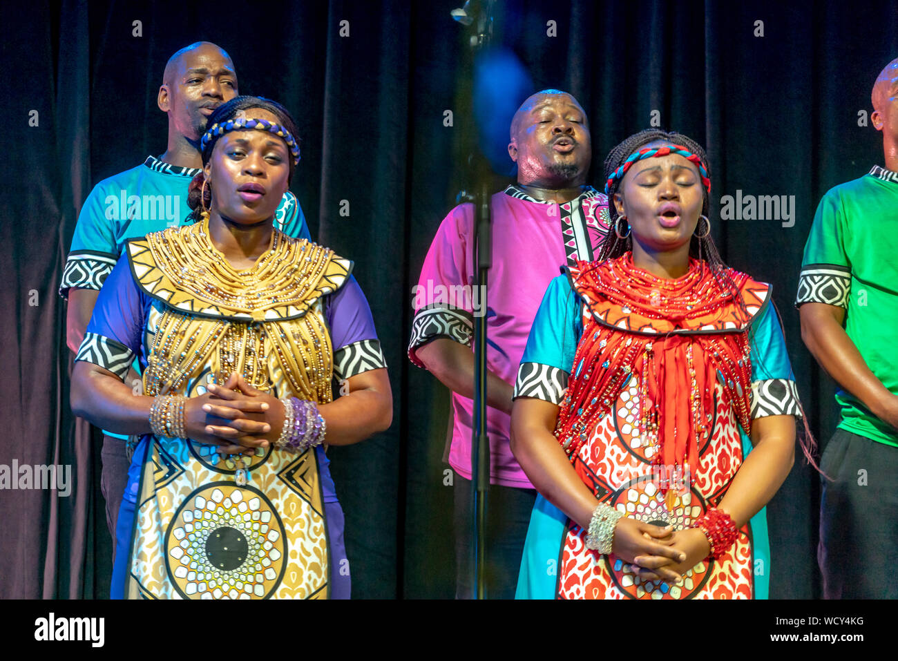 Soweto Gospel Choir à Adelaide Fringe saison, Adélaïde, Australie Banque D'Images