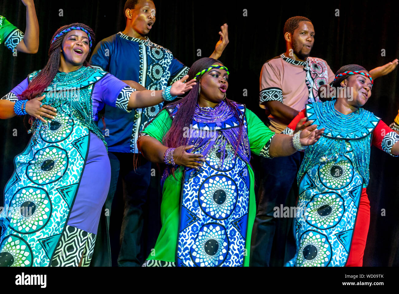 Soweto Gospel Choir à Adelaide Fringe saison, Adélaïde, Australie Banque D'Images