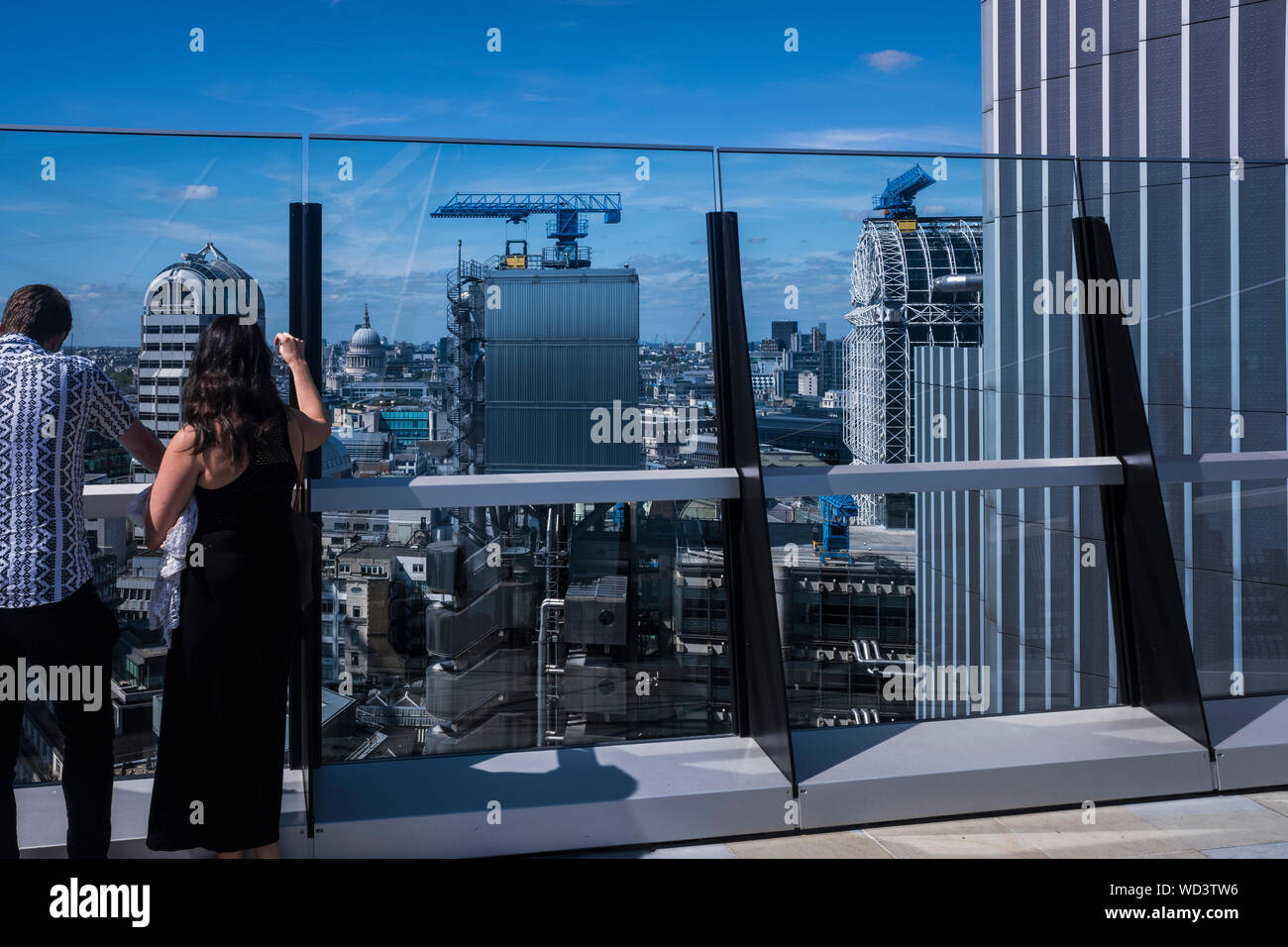 Le jardin de 120 Fenchurch Street, City of London, Angleterre, Royaume-Uni Banque D'Images