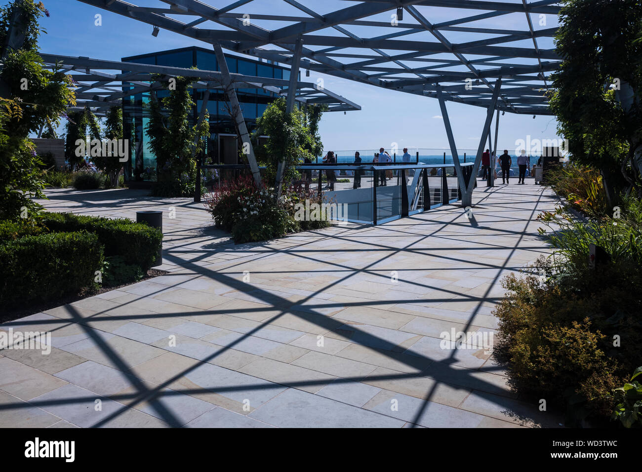 Le jardin de 120 Fenchurch Street, City of London, Angleterre, Royaume-Uni Banque D'Images