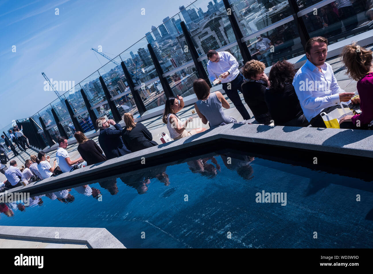 Le jardin de 120 Fenchurch Street, City of London, Angleterre, Royaume-Uni Banque D'Images
