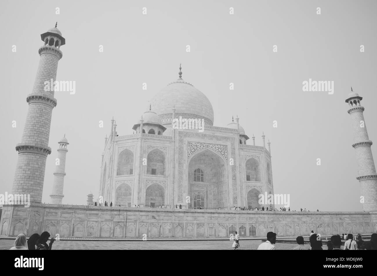 Monument Du Taj Mahal Banque d'images noir et blanc Alamy