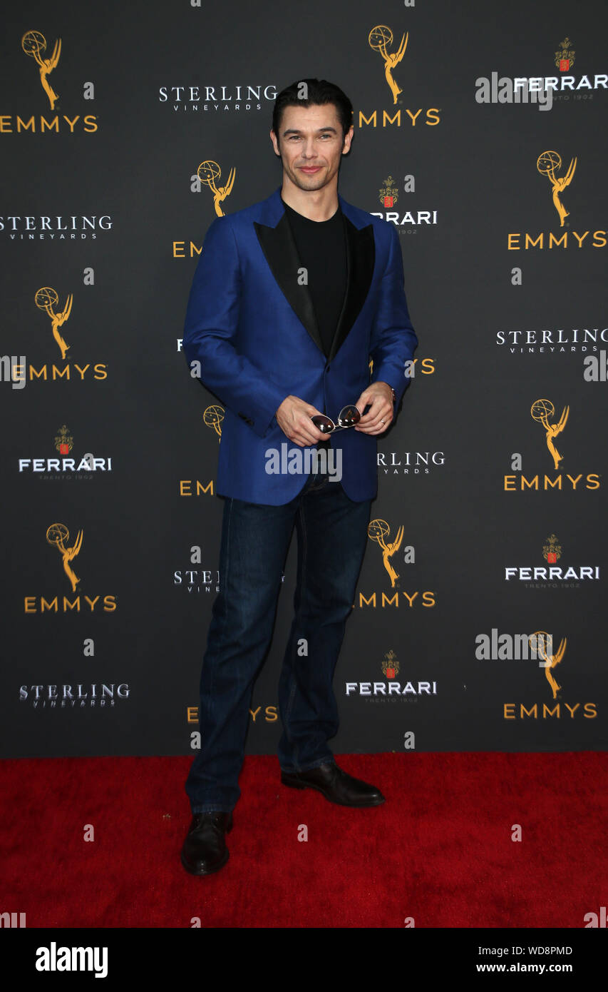 North Hollywood, CA. Août 28, 2019. Paul Telfer, au 2019 de jour Groupe de pairs Célébration à Saban Media Centre à North Hollywood, Californie le 28 août 2019. Credit : Faye Sadou/media/Alamy Punch Live News Banque D'Images