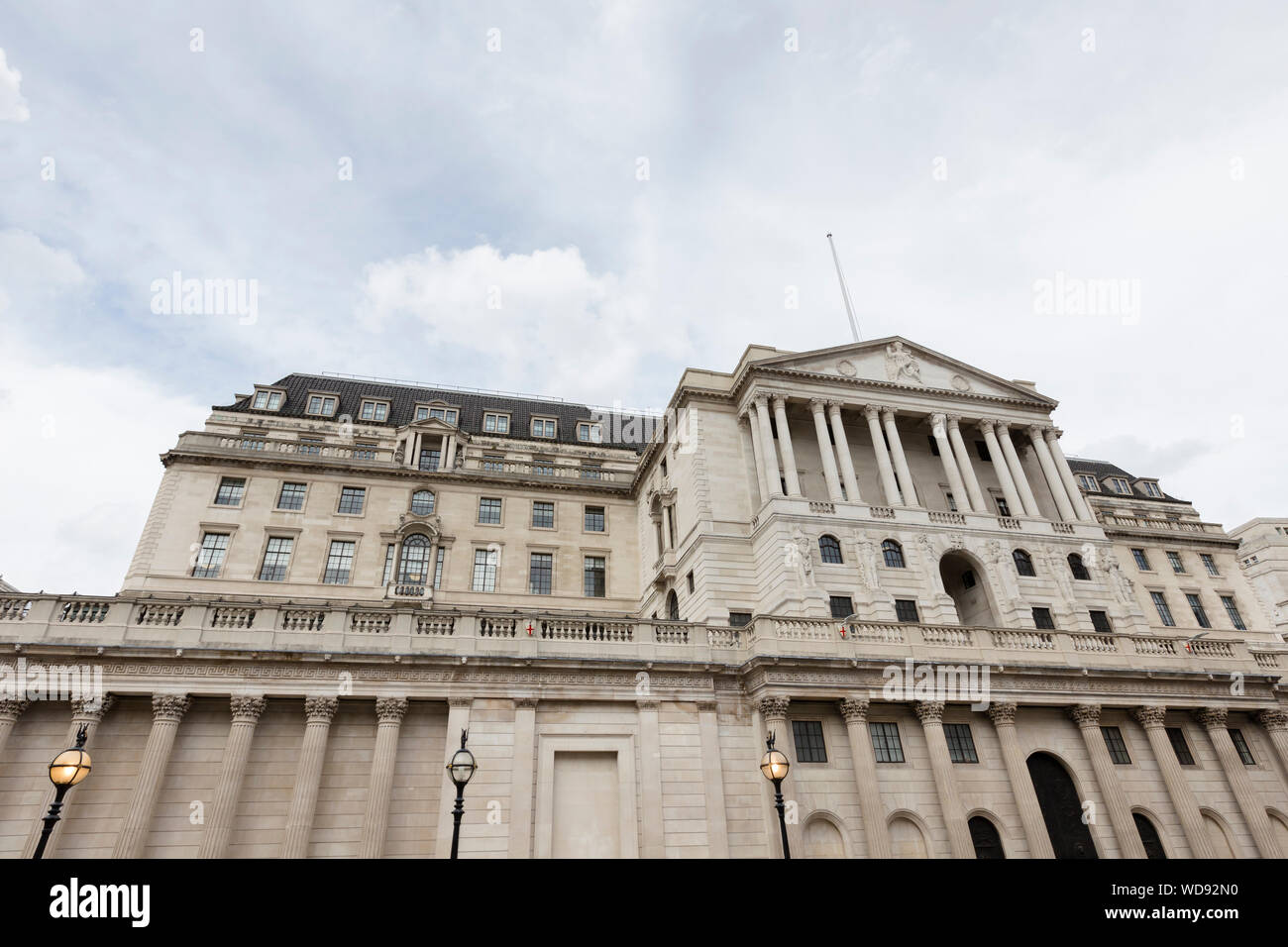Banque d'Angleterre bâtiment dans la ville de Londres, Angleterre Banque D'Images