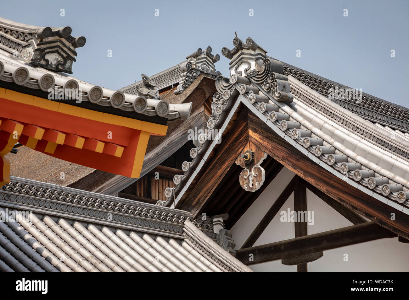 Imperial Palace, Kyoto, Japon. Banque D'Images