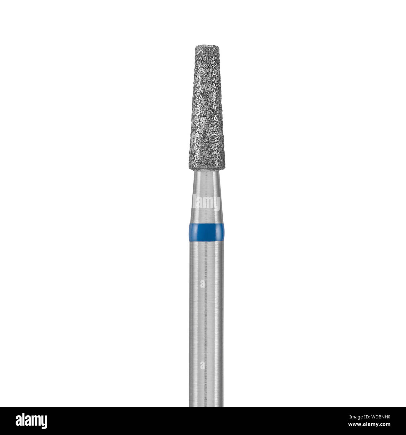 Diamant en forme de crête peu esthétique pour les peaux, manucure, pédicure, la guérison de pédicure, gel ou acrylique durci de modélisation. Macro image Banque D'Images