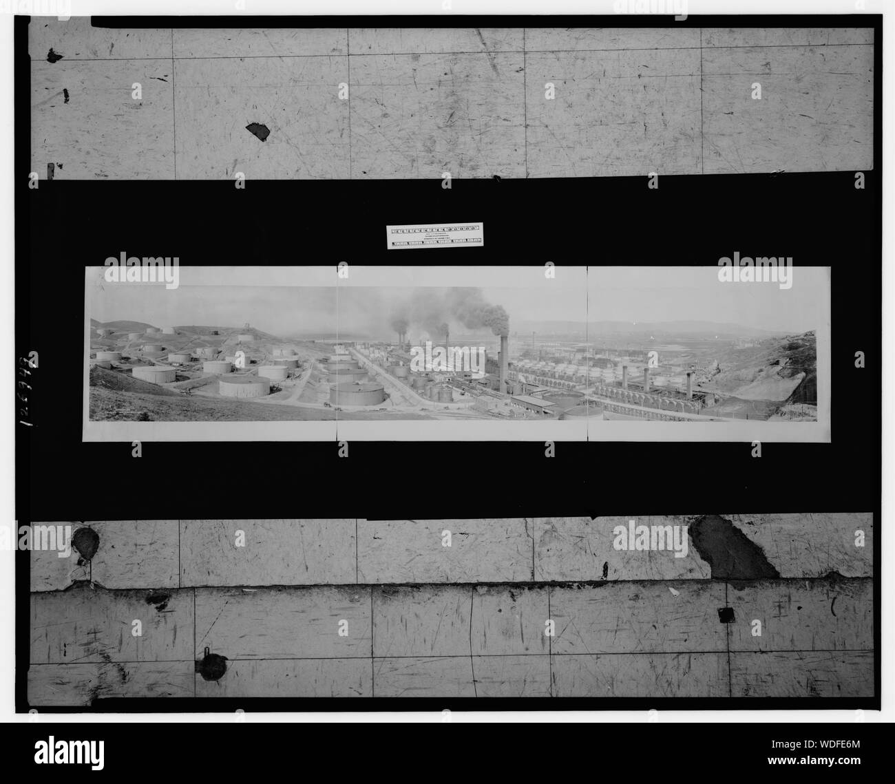 Vue générale, Standard Oil Company, Richmond, Californie Banque D'Images