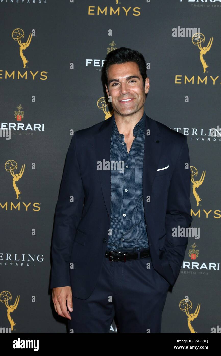 Los Angeles, CA. Août 28, 2019. Jordi Vilasuso aux arrivées pour la 71e saison des prix Emmy de la télévision le jour de la réception de l'Académie, le loup Théâtre au Saban Media Center, Los Angeles, CA, le 28 août 2019. Credit : Priscilla Grant/Everett Collection/Alamy Live News Banque D'Images