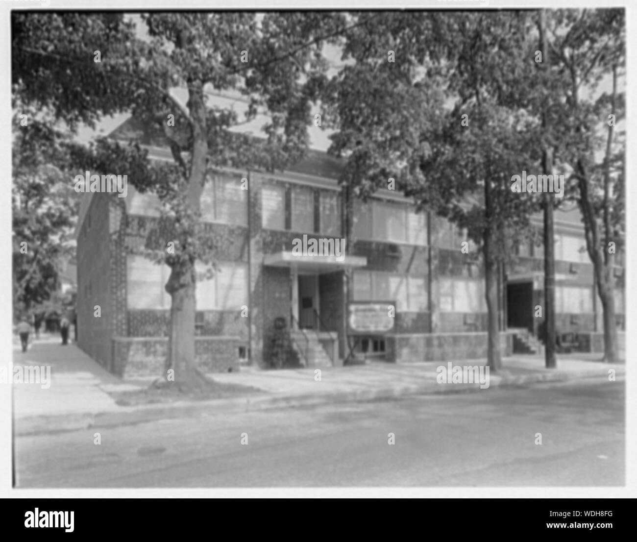 Appartements de Georgetown, 169e St., la Jamaïque. Abstract/medium : Gottscho-Schleisner Collection Banque D'Images