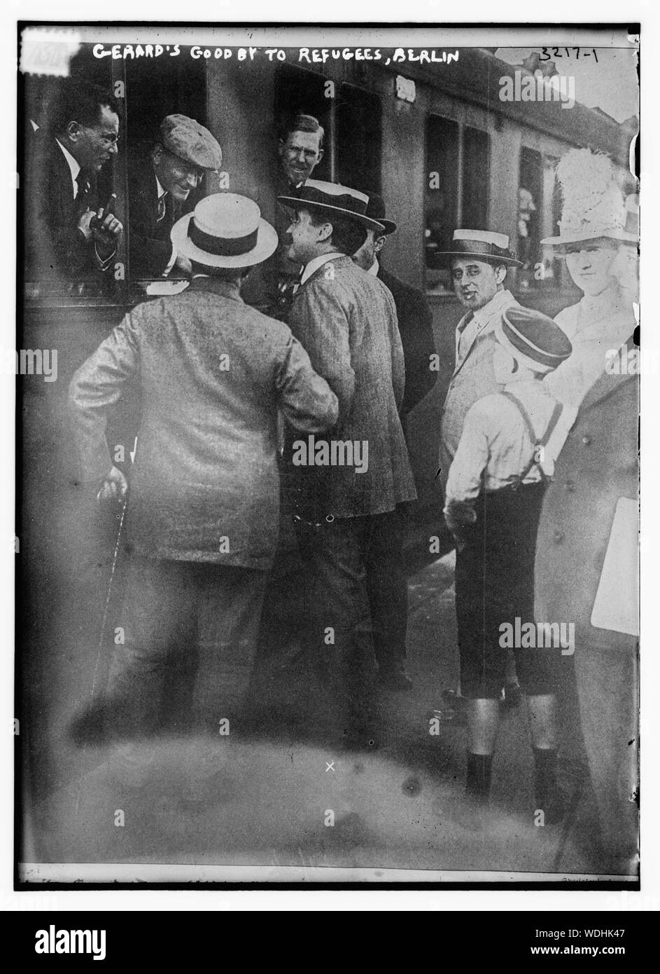 Gerard's au revoir aux réfugiés à Berlin Abstract/moyenne : 1 négative : 5 x 7 in. ou moins. Banque D'Images