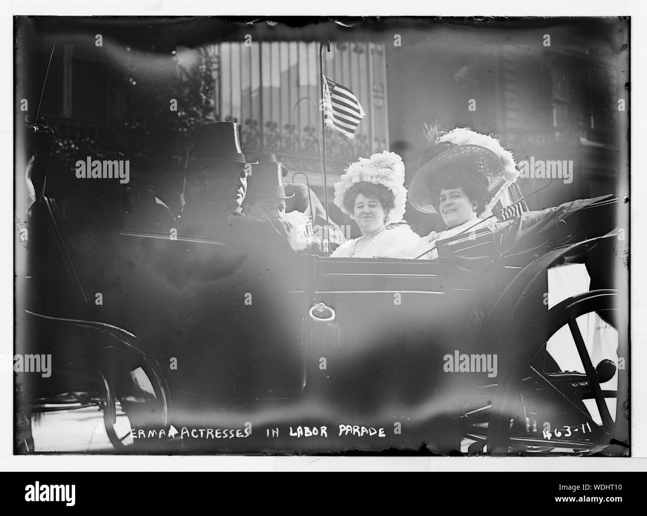 Dans actrices allemandes parade de la fête du Travail Résumé/moyenne : 1 négative : 5 x 7 in. ou moins. Banque D'Images
