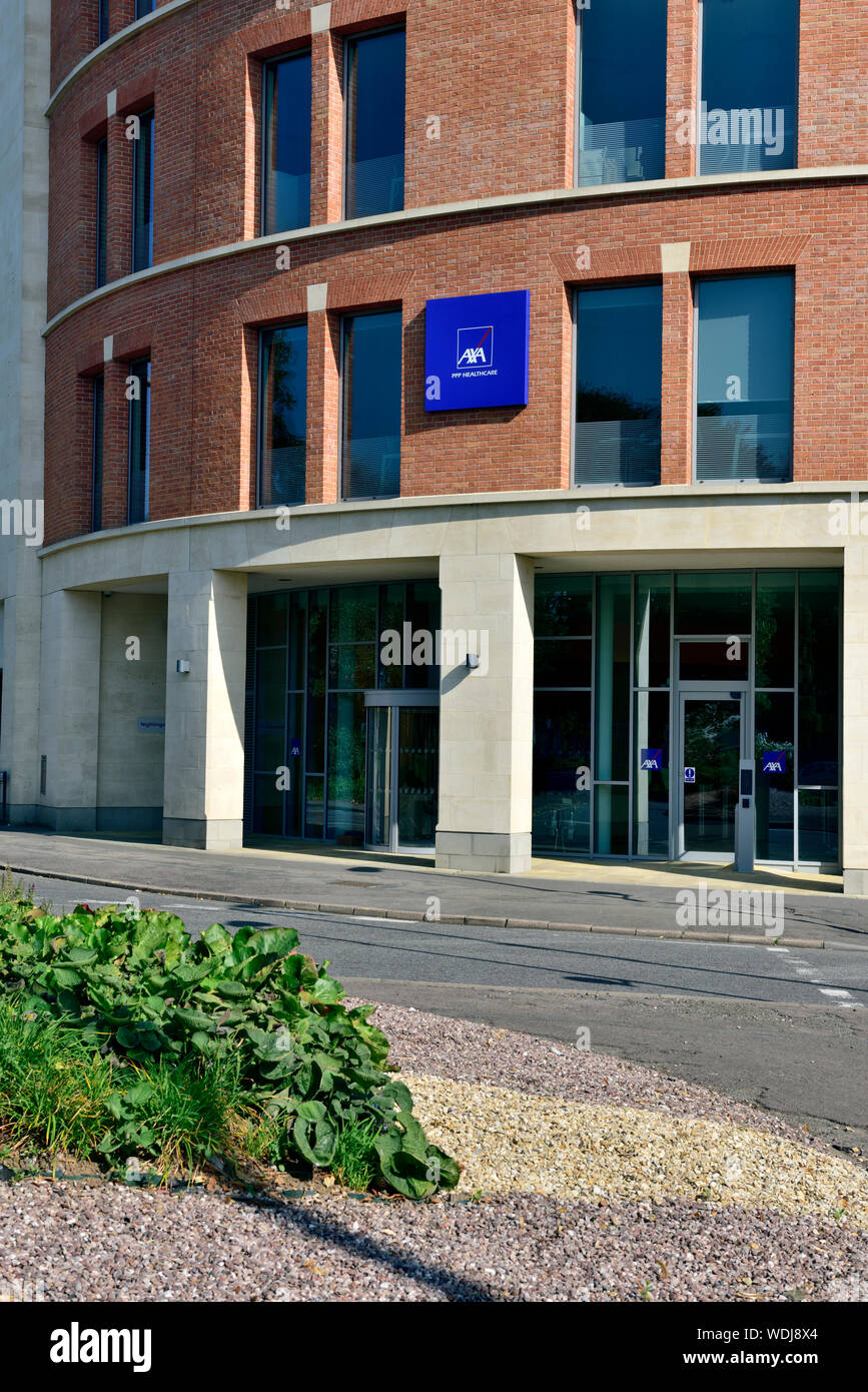 Entrée principale AXA PPP d'assurance-maladie, Bristol, Royaume-Uni Banque D'Images