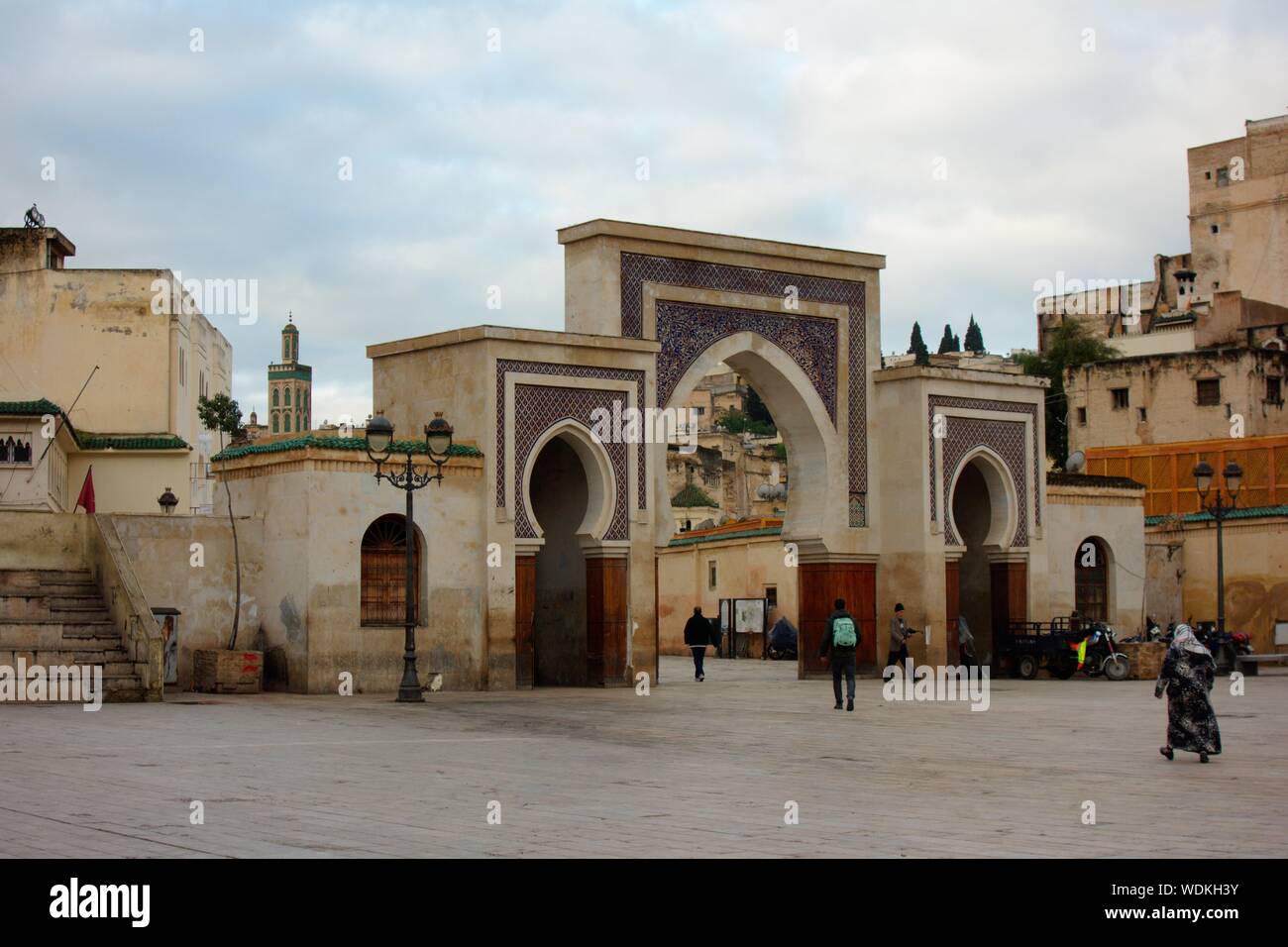 L'un des TSI Fès le roi villes au Maroc Banque D'Images