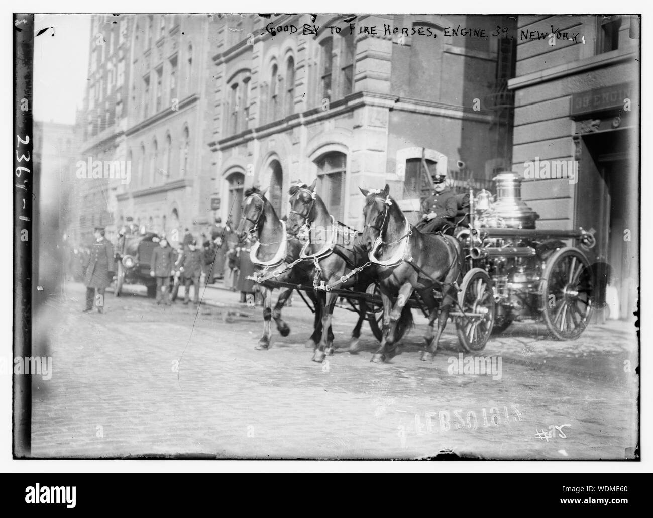 Adieu aux chevaux de feu, # 39 N.Y. Résumé/moyenne : 1 négative : 5 x 7 in. ou moins. Banque D'Images