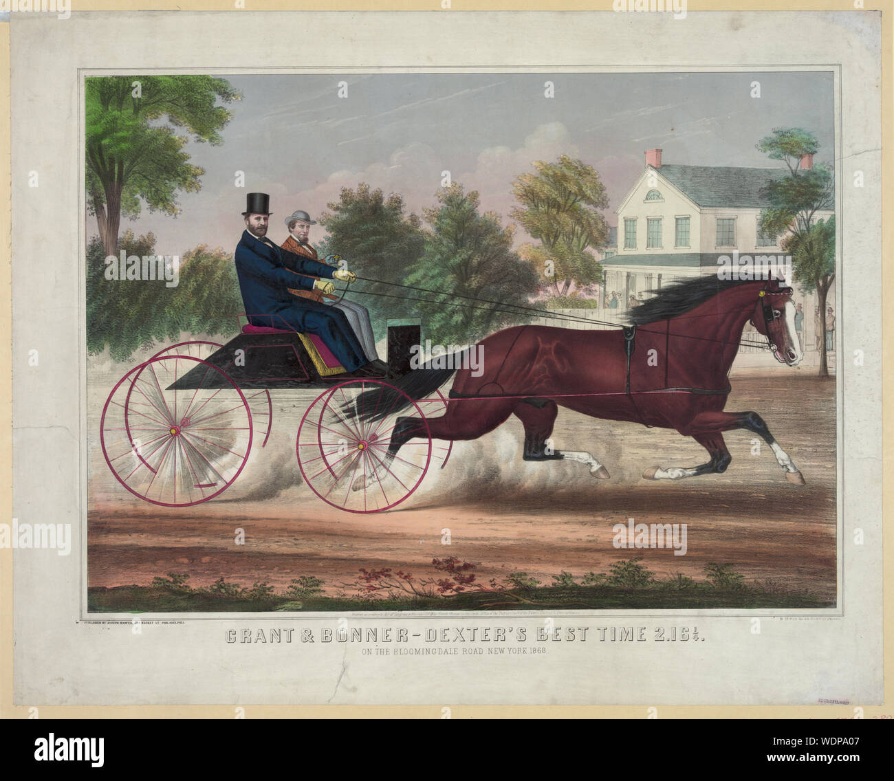 Grant & Bonner - Dexter meilleur temps 2.16 1/4 Banque D'Images