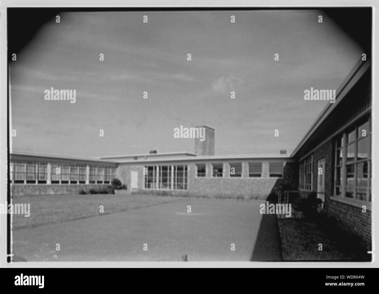 L'École de Greenville, ville de Greenburgh, New York. Abstract/medium : Gottscho-Schleisner Collection Banque D'Images