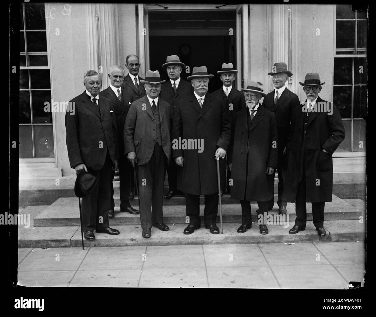 William H. Taft, groupe Centre, Washington, D.C. Résumé/moyenne : 1 négative : 4 x 5 in. ou moins Banque D'Images