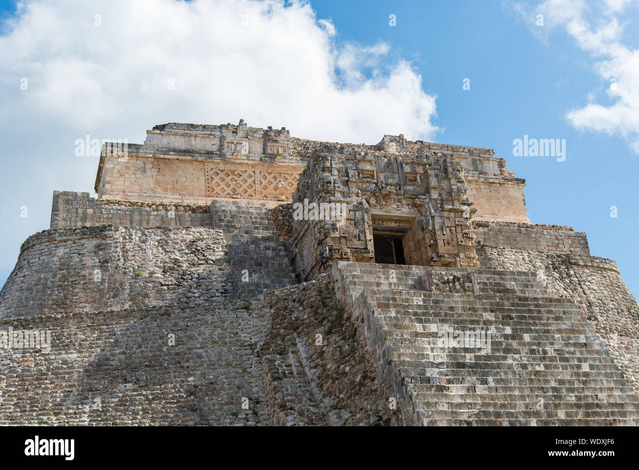 Les ruines mayas d'Uxmal, Yucatan-Mexico Banque D'Images