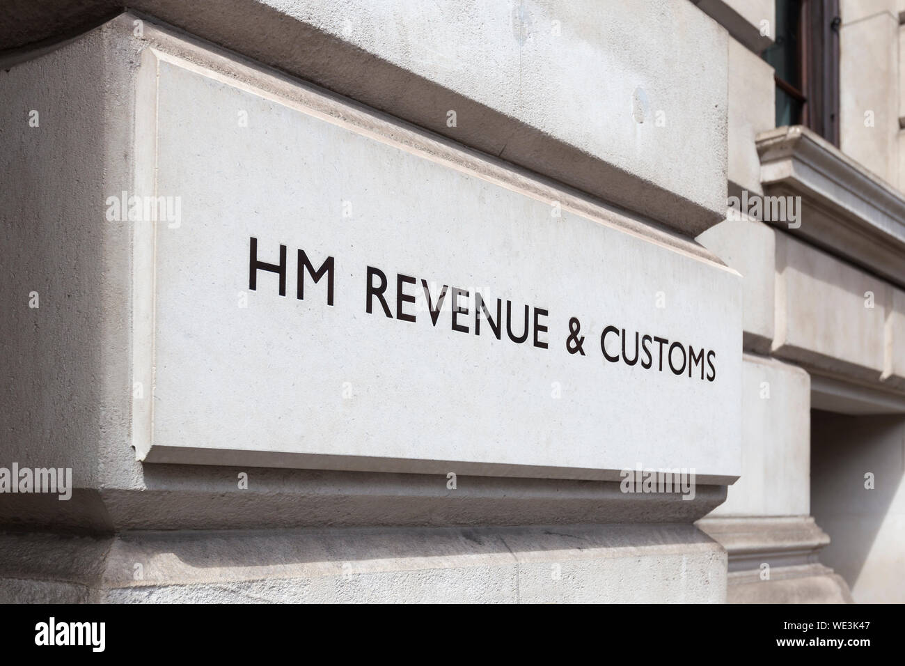 Inscrivez-HM Revenue & Customs, London, England, UK Banque D'Images