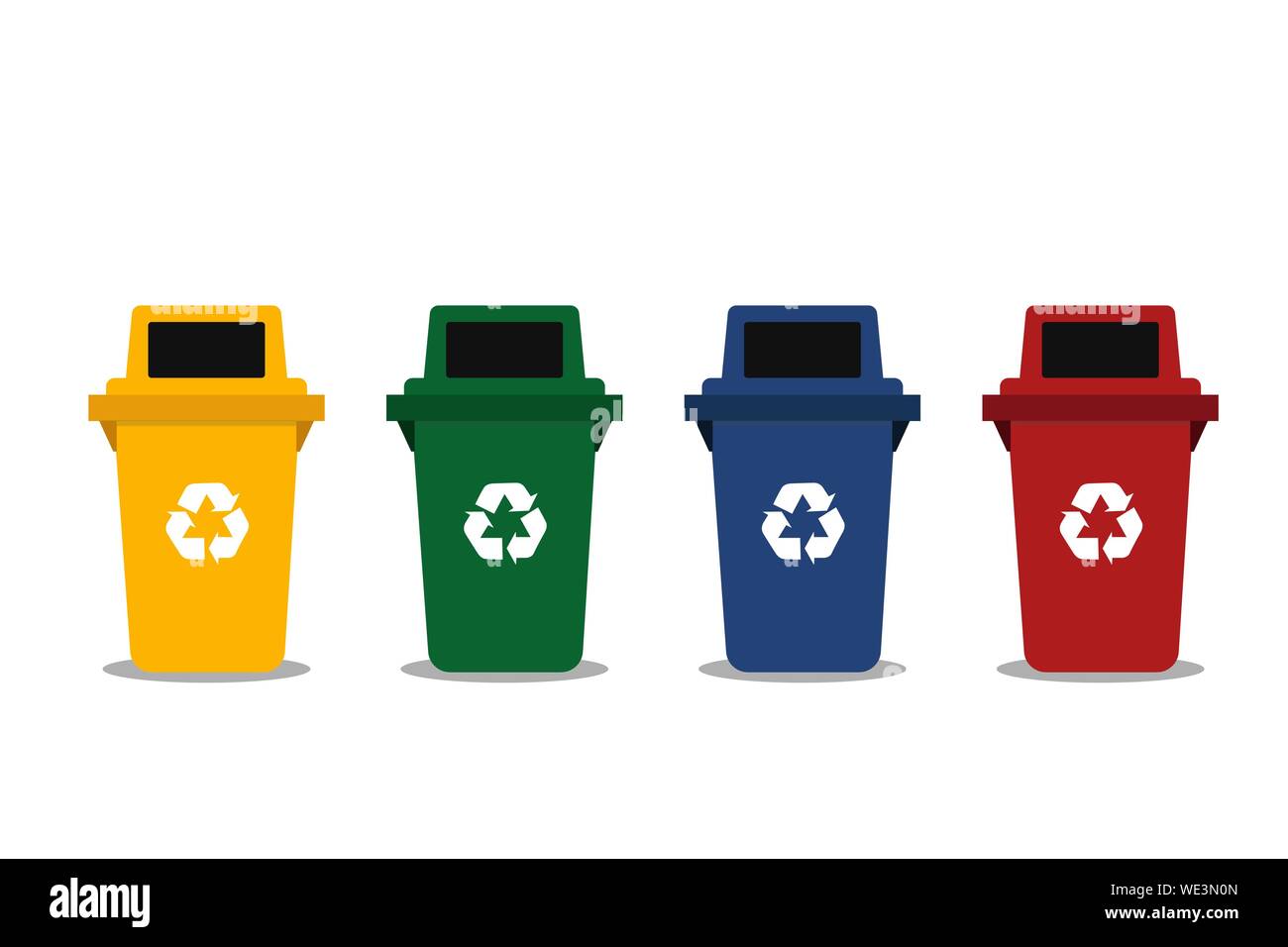 Ensemble de déchets différents vecteur illustration Illustration de Vecteur