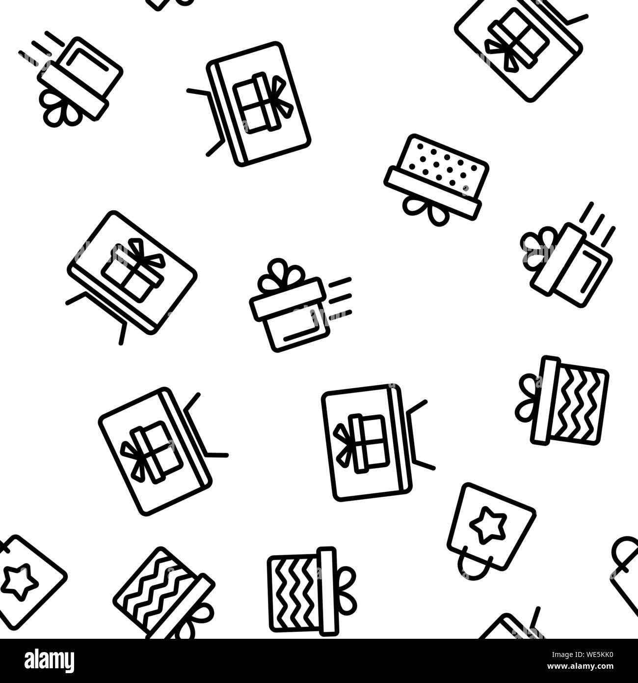Vecteur Modèle transparente cadeaux Illustration de Vecteur
