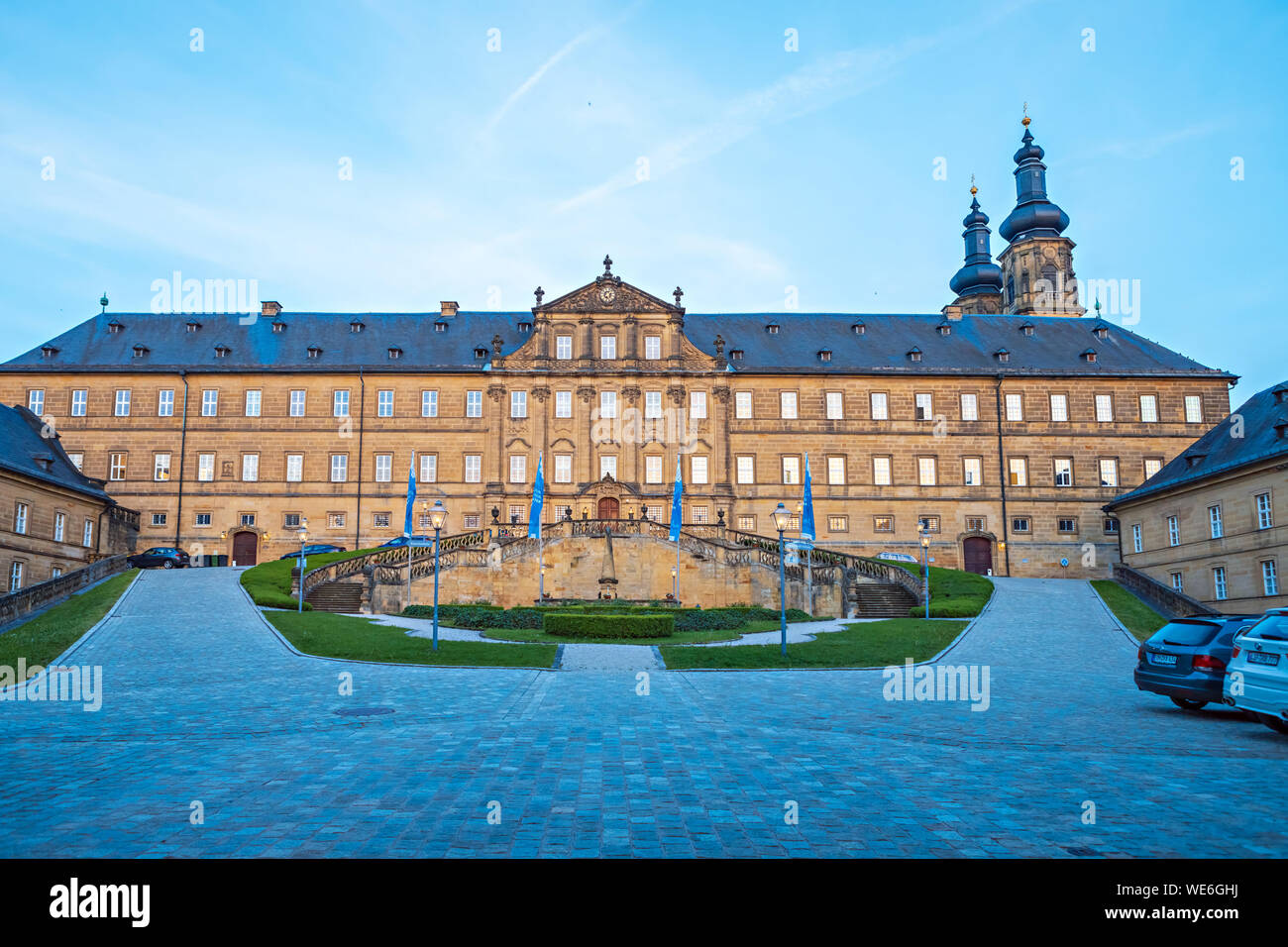 BAD STAFFELSTEIN, Bavière, Allemagne - CIRCA MAI 2019 : l'abbaye de Banz près de Lichtenfels et Bad Staffelstein en Bavière, Allemagne Banque D'Images