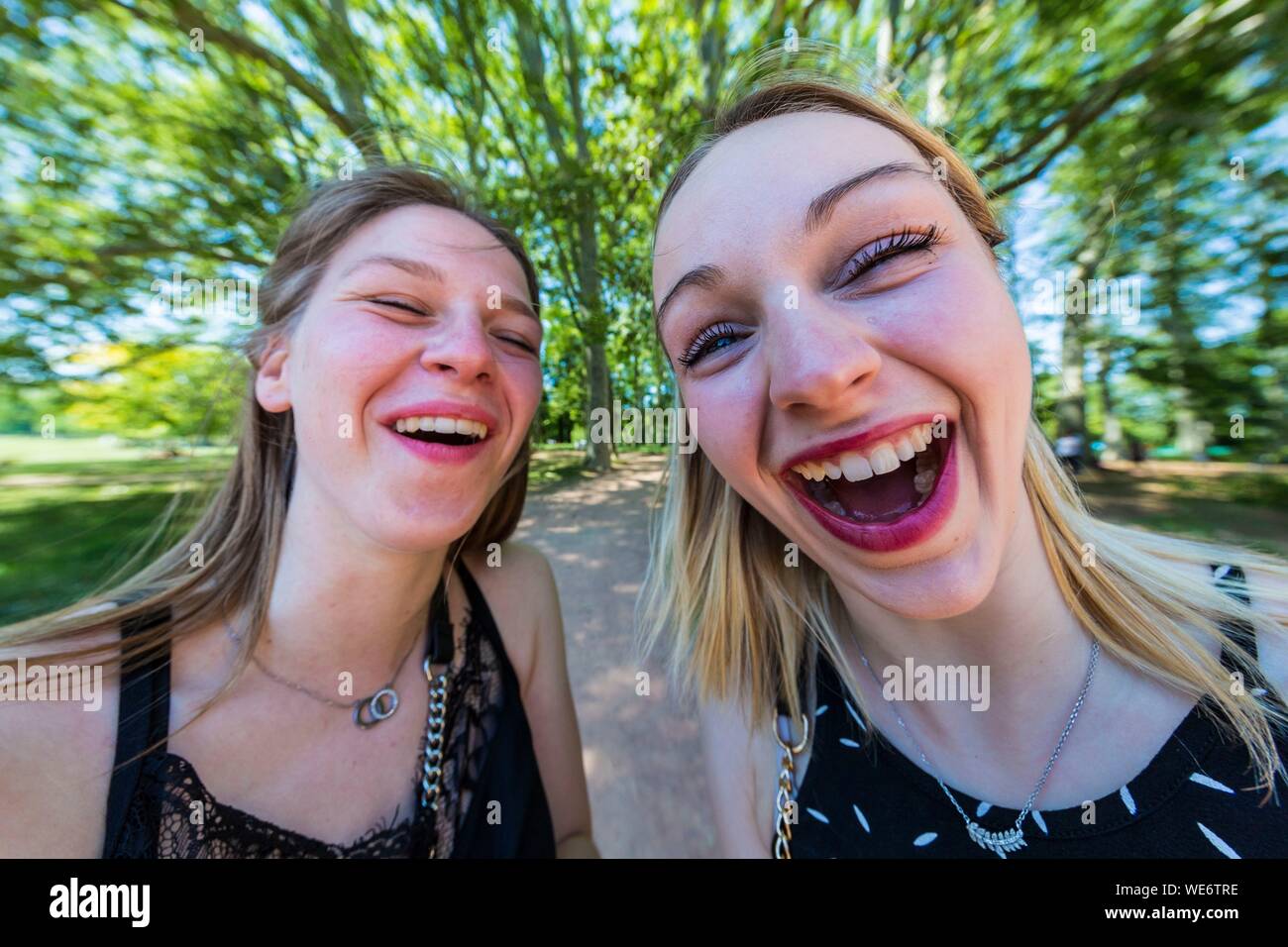 France, Rhône, Lyon, Parc de la tête d'Or Banque D'Images