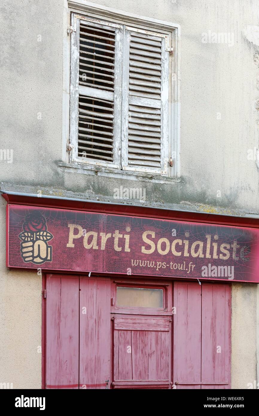 France, Meurthe et Moselle, Toul, le parti socialiste bureau à Toul Banque D'Images