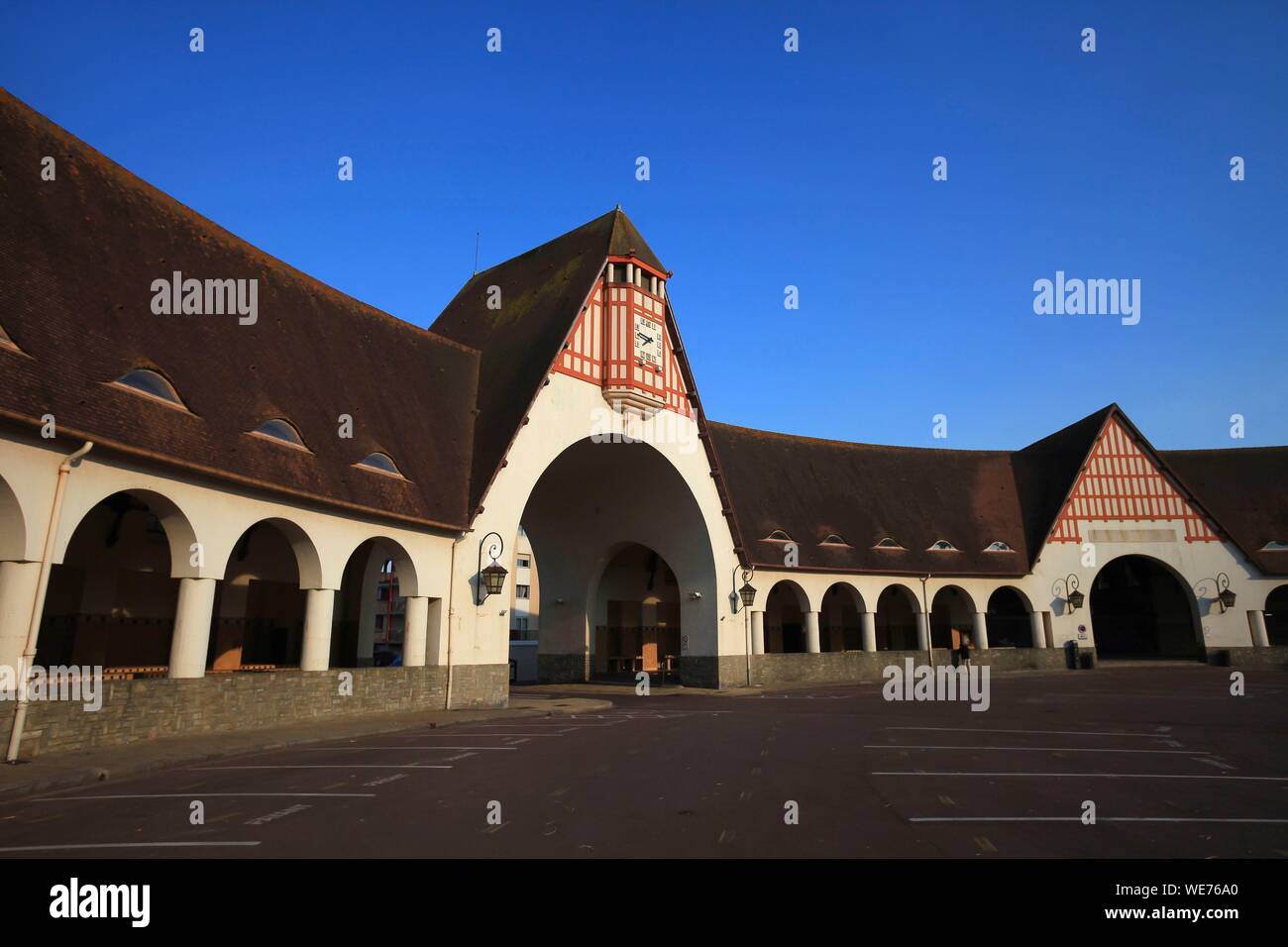 La France, Pas de Calais, Côte d'Opale, Le Touquet, Touquet marché couvert Banque D'Images