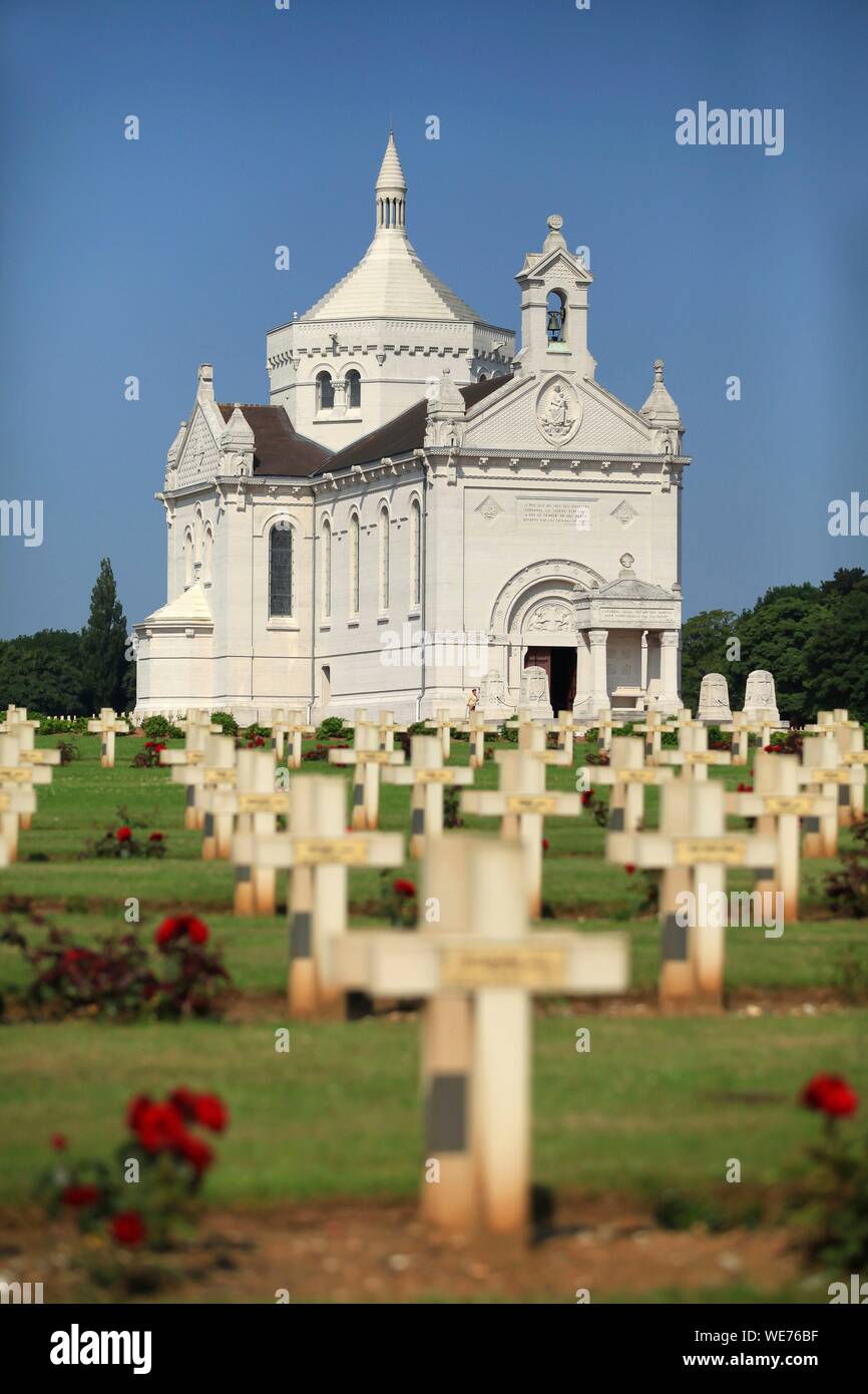La France, Pas de Calais, Ablain Saint Nazaire, la nécropole nationale de Notre Dame de Lorette Banque D'Images