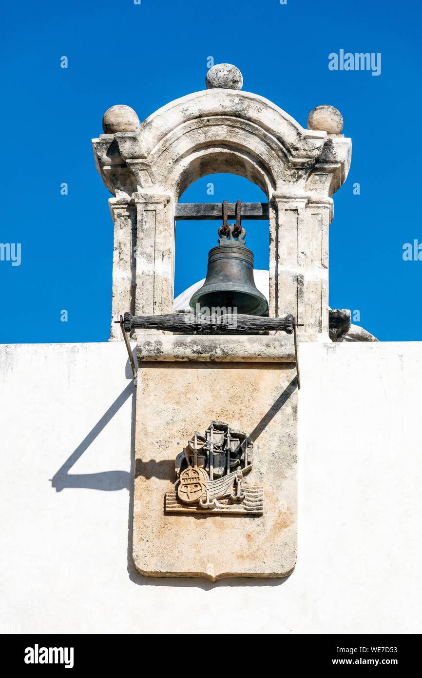 Le Mexique, l'État de Campeche, Campeche, ville fortifiée inscrite au Patrimoine Mondial de l'UNESCO, le sea gate (puerta del mar) Banque D'Images
