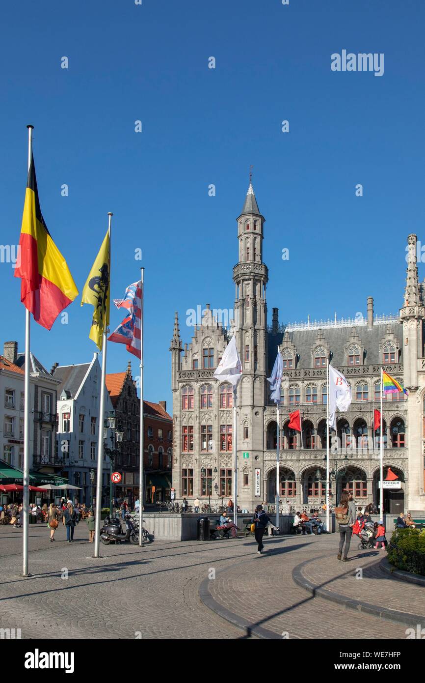 Belgique, Flandre occidentale, Bruges, centre historique classé au Patrimoine Mondial de l'UNESCO, l'historium museum Banque D'Images