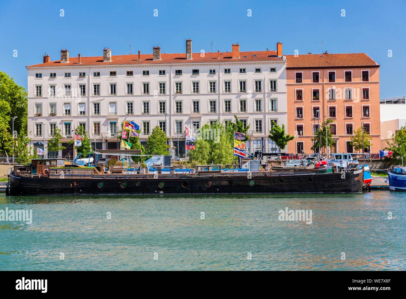 La Presqu'île, France, Rhône, Lyon, quai Maréchal Joffre Banque D'Images
