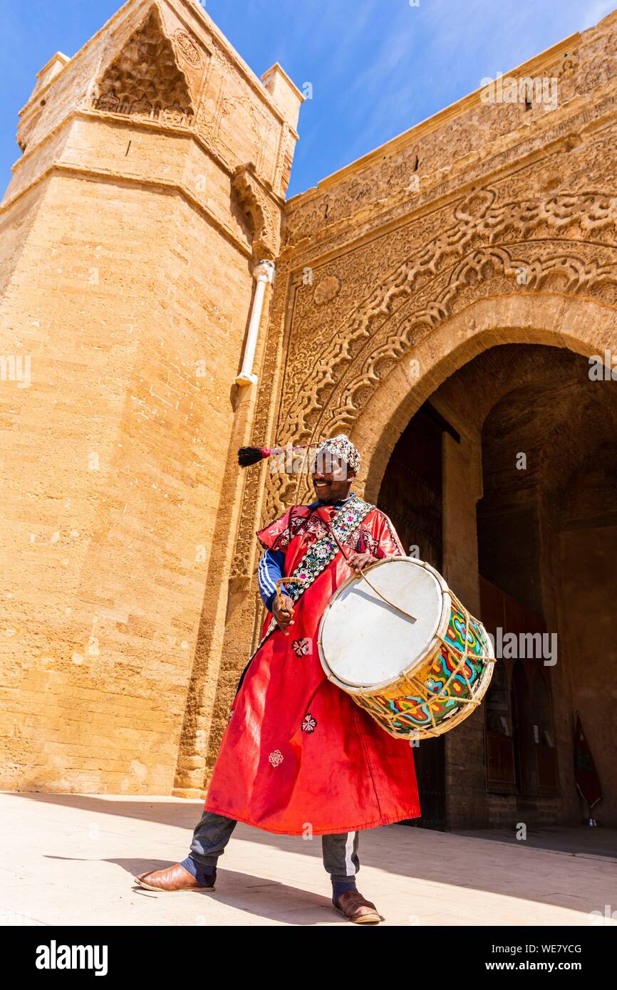 Maroc, Rabat, inscrite au Patrimoine Mondial de l'UNESCO, l'ancien sanctuaire musulman de Chellah Banque D'Images
