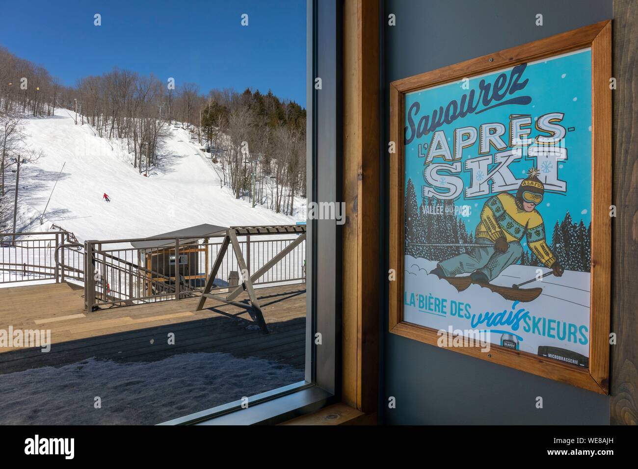 Le Canada, la province de Québec, région de la Mauricie, Shawinigan et les environs, Vallée du Parc ski resort Banque D'Images