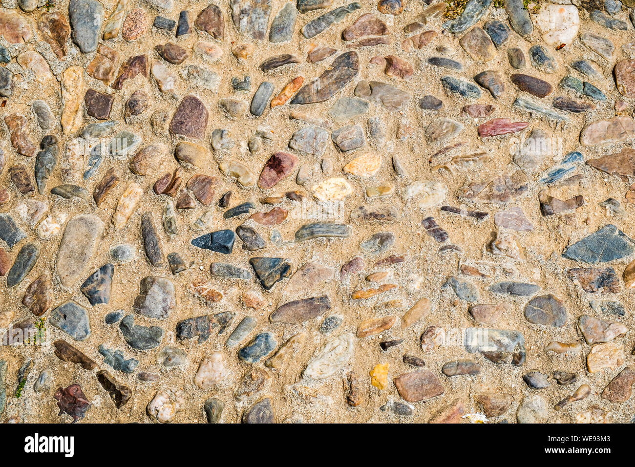 Ressources graphiques de granit gris et mur de ciment close up Banque D'Images