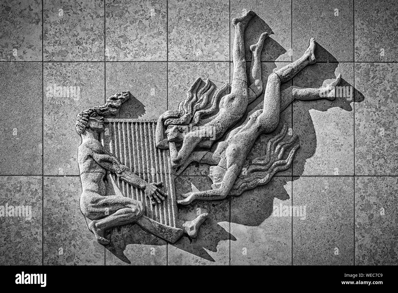 KARLSKRONA, SUÈDE - Juillet 03, 2019 : le théâtre de la ville, la salle de concert à Karlskrona, Suède. Banque D'Images