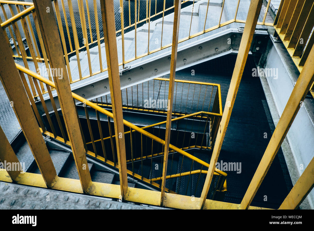 Escalier de la structure intégrée Banque D'Images