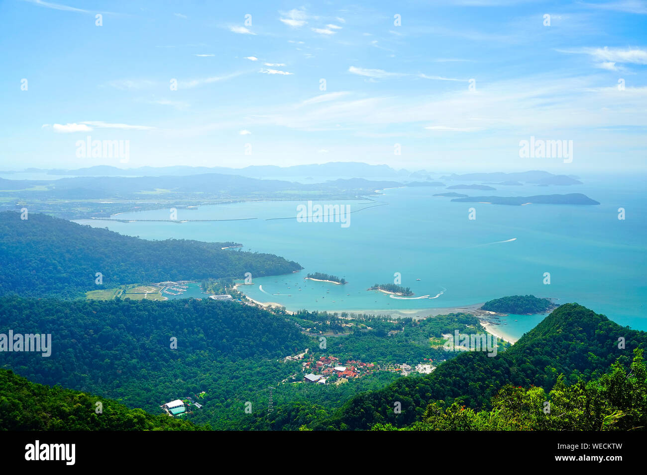 Vue panoramique sur les îles d'Andaman Banque D'Images